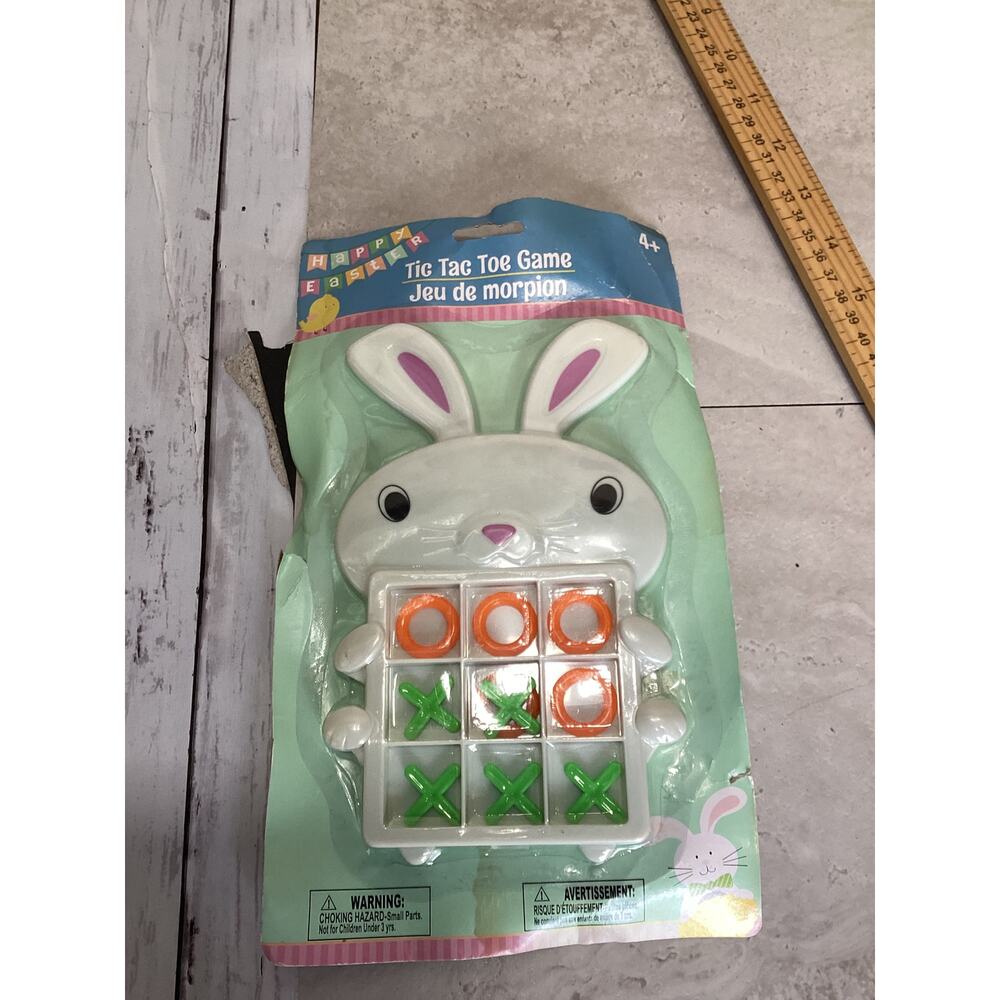 White Bunny Tic Tac Toe Game